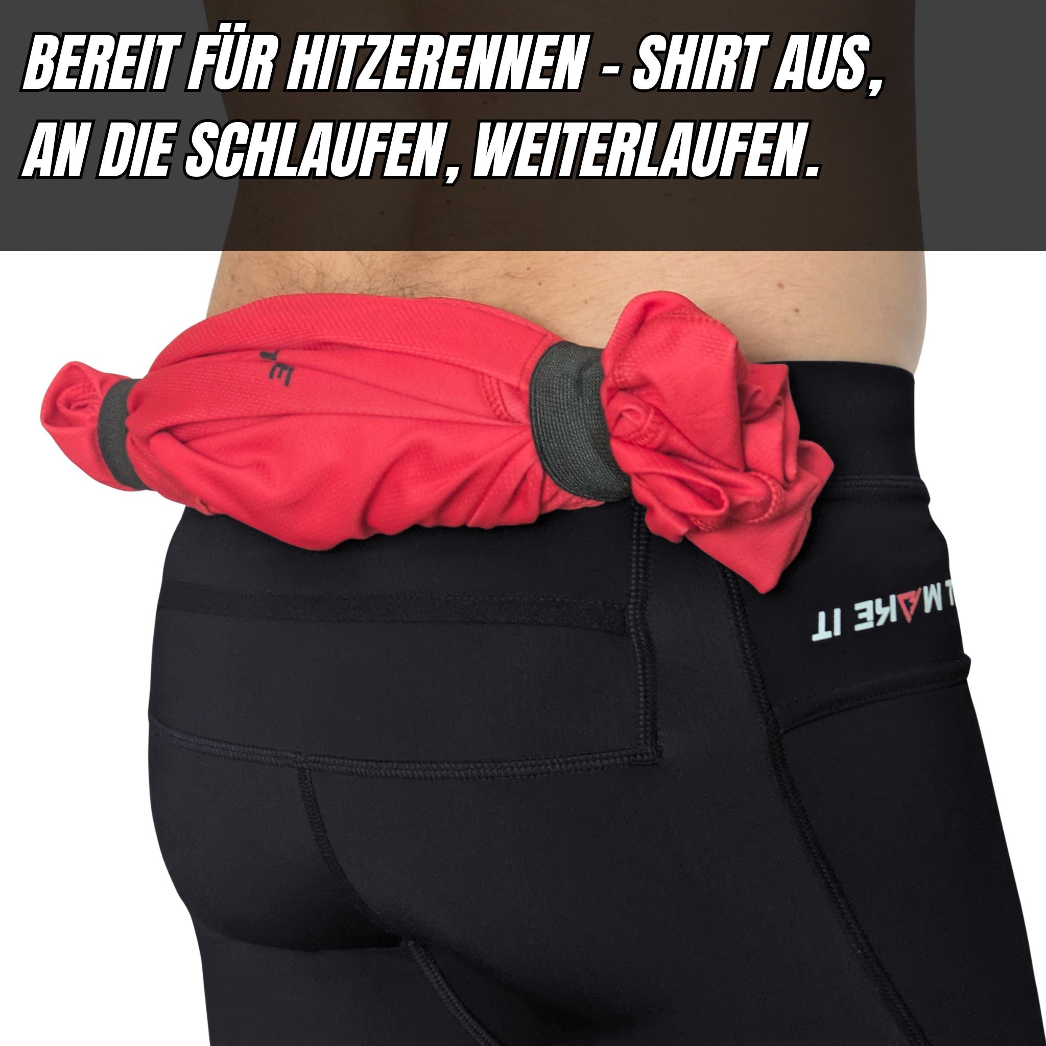 OCR Shorts mit Schlaufen – Shirt transportieren bei Hitze & im Rennen flexibel reagieren